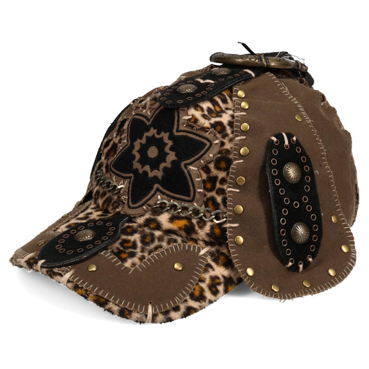 LEOPARD CAP / 066/KHAKI