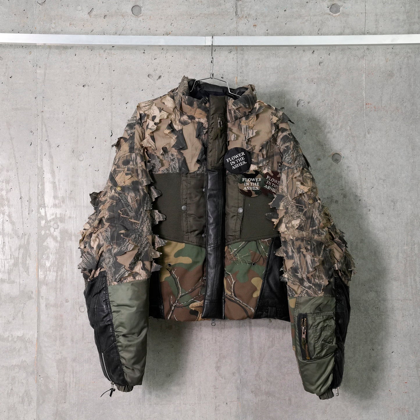 POLYESTER PADDED JACKET / 011/KHAKI