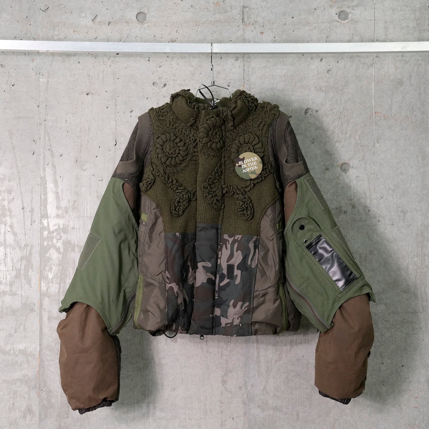 WOOL PADDED JACKET / 047/KHAKI