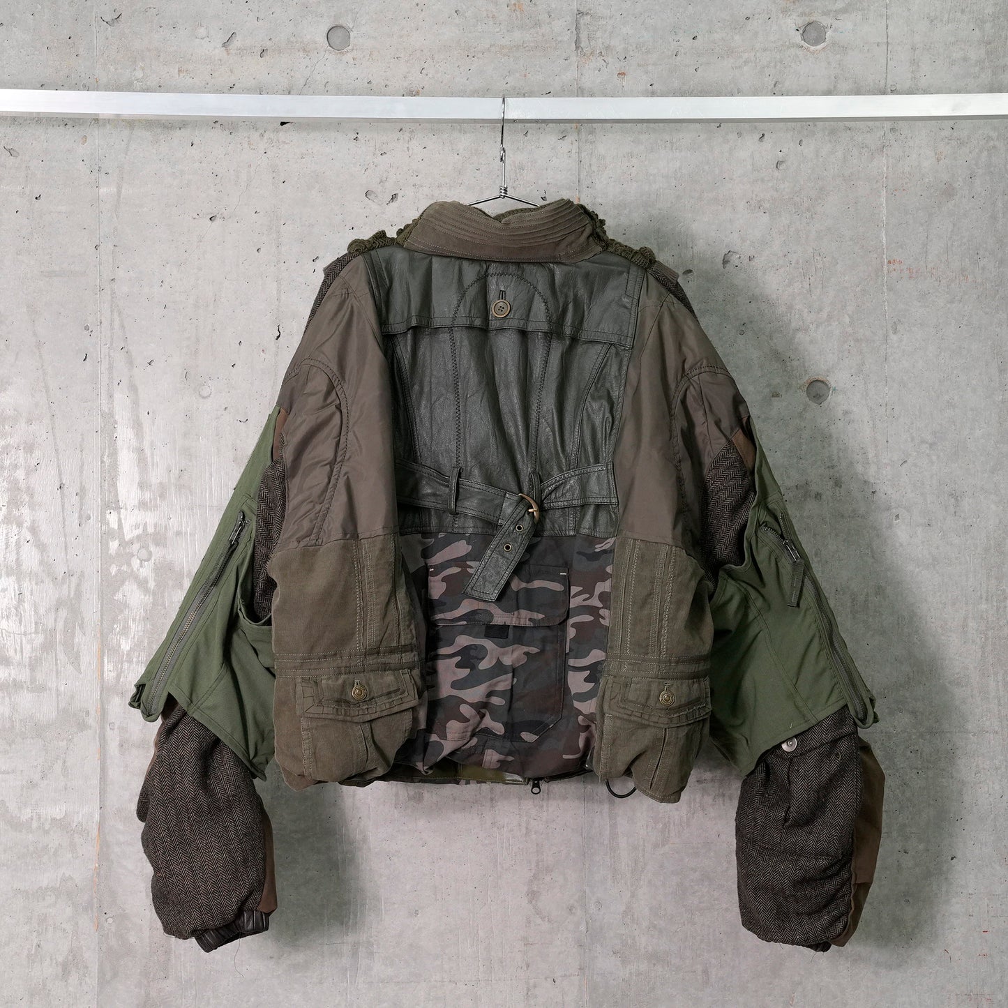 WOOL PADDED JACKET / 047/KHAKI