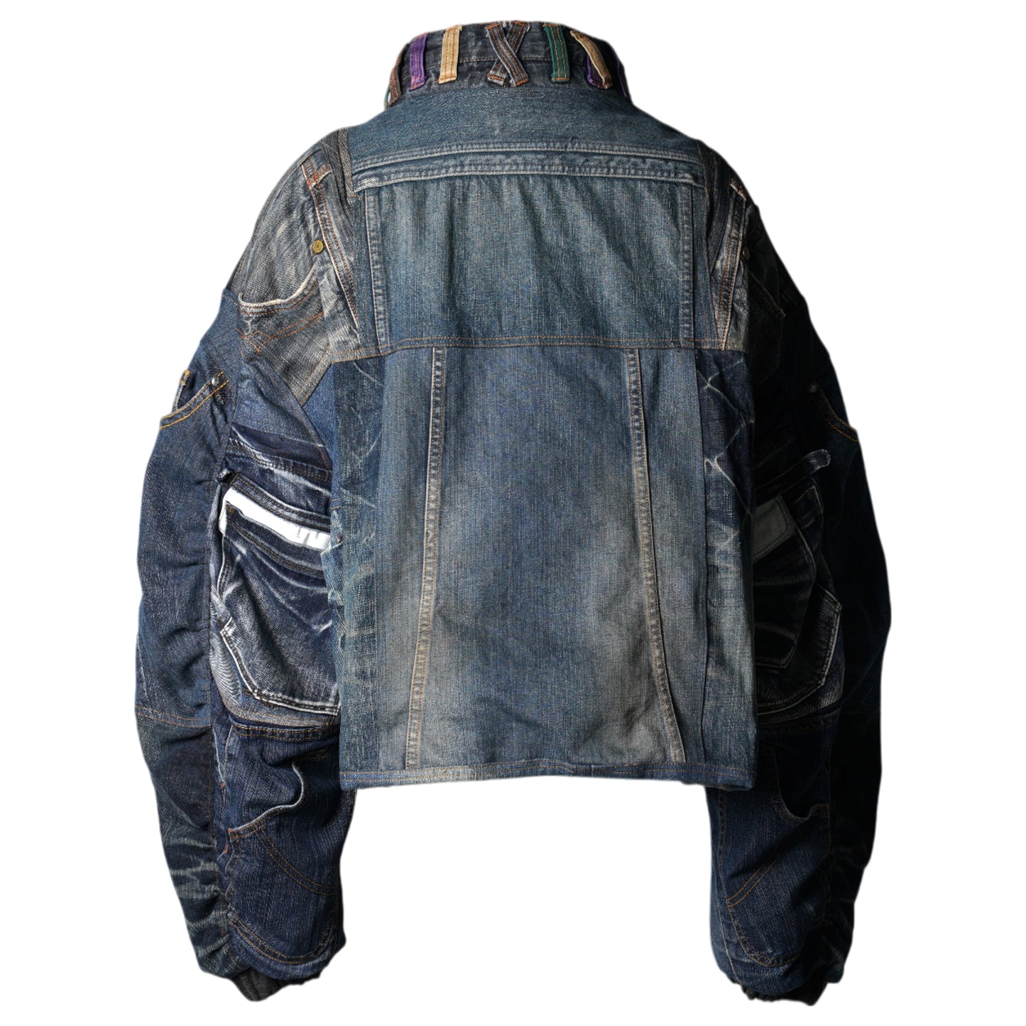 DENIM PADDED JACKET / 048/BLUE