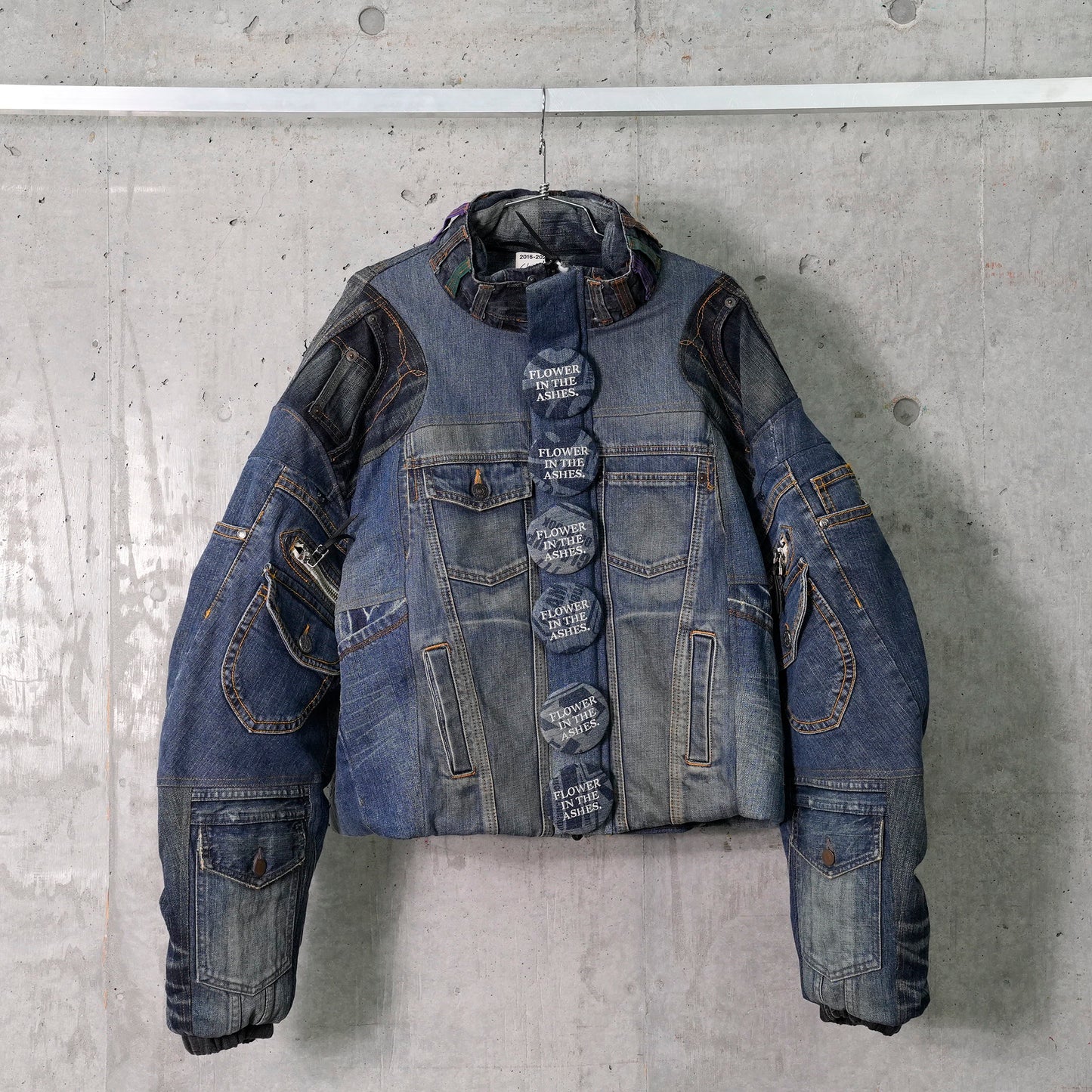 DENIM PADDED JACKET / 048/BLUE