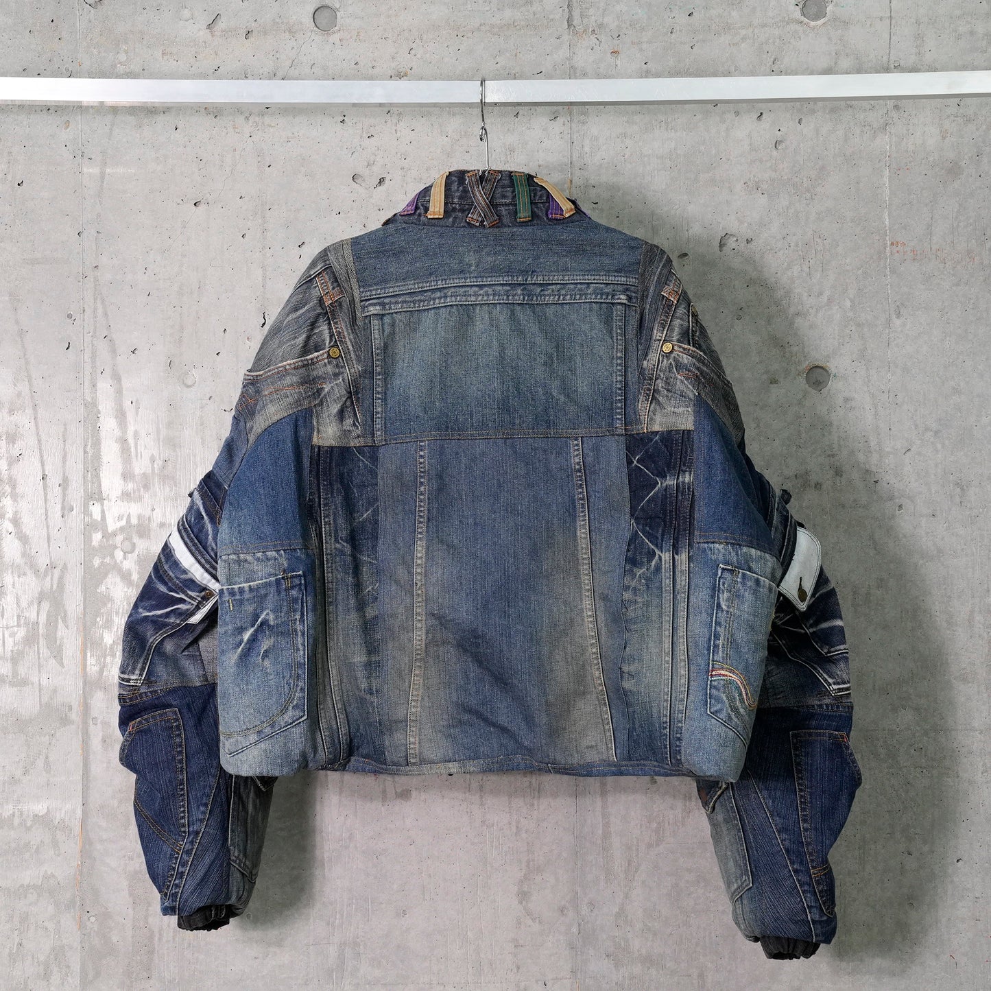 DENIM PADDED JACKET / 048/BLUE