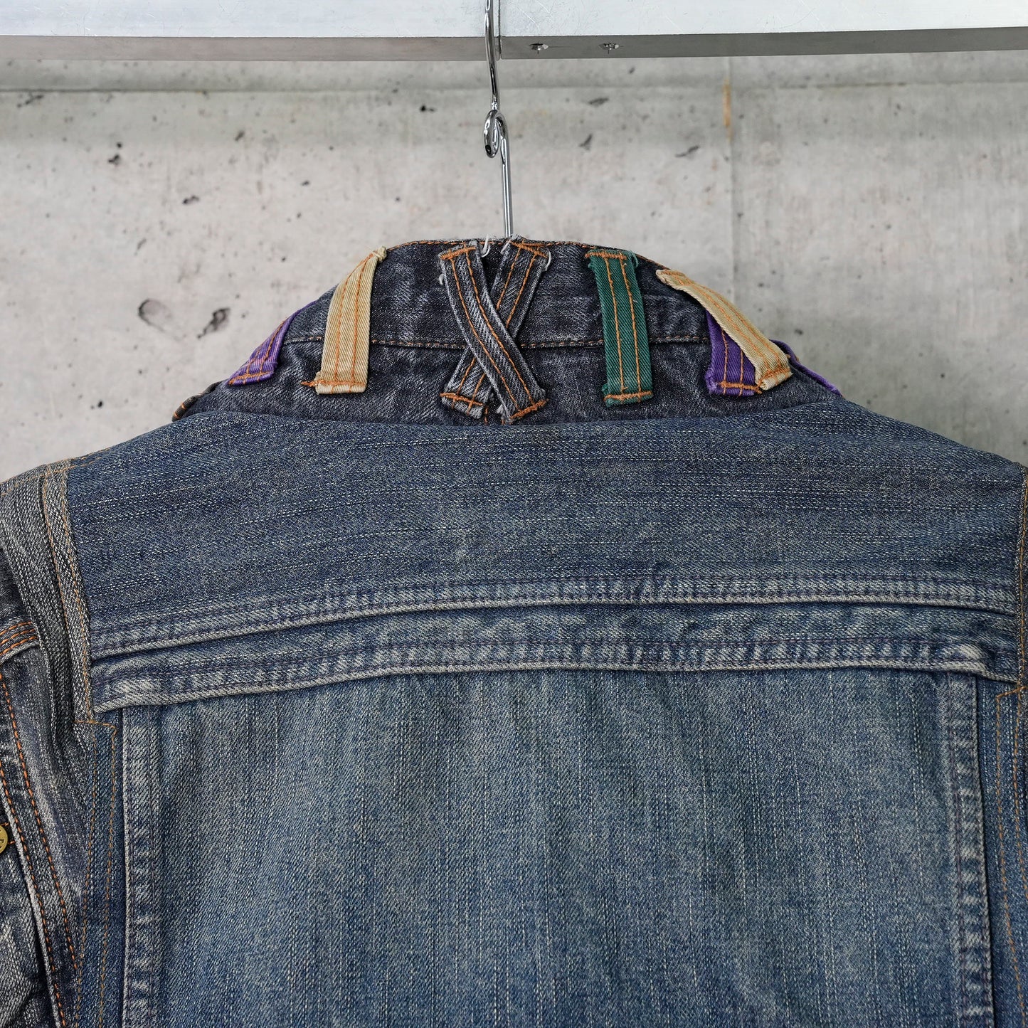 DENIM PADDED JACKET / 048/BLUE