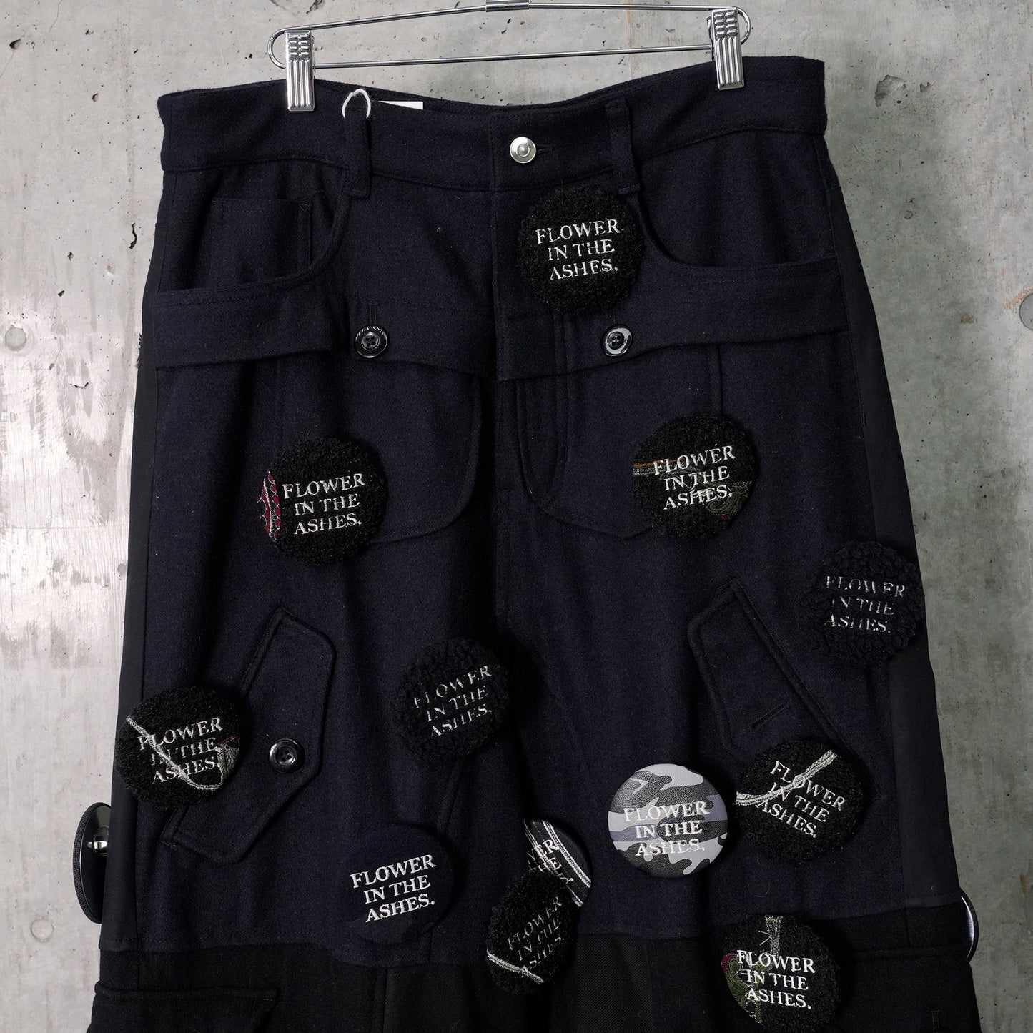 POLYESTER PANTS / 029/BLACK