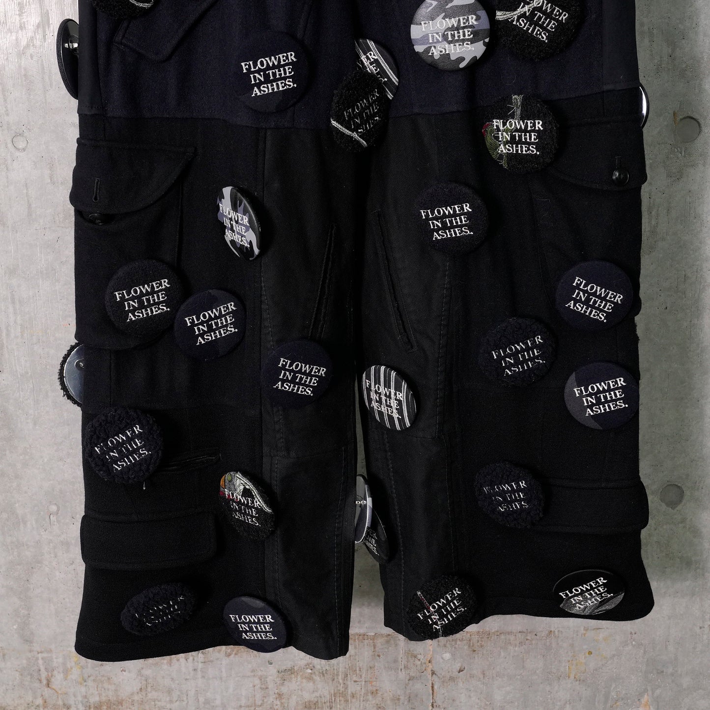 POLYESTER PANTS / 029/BLACK