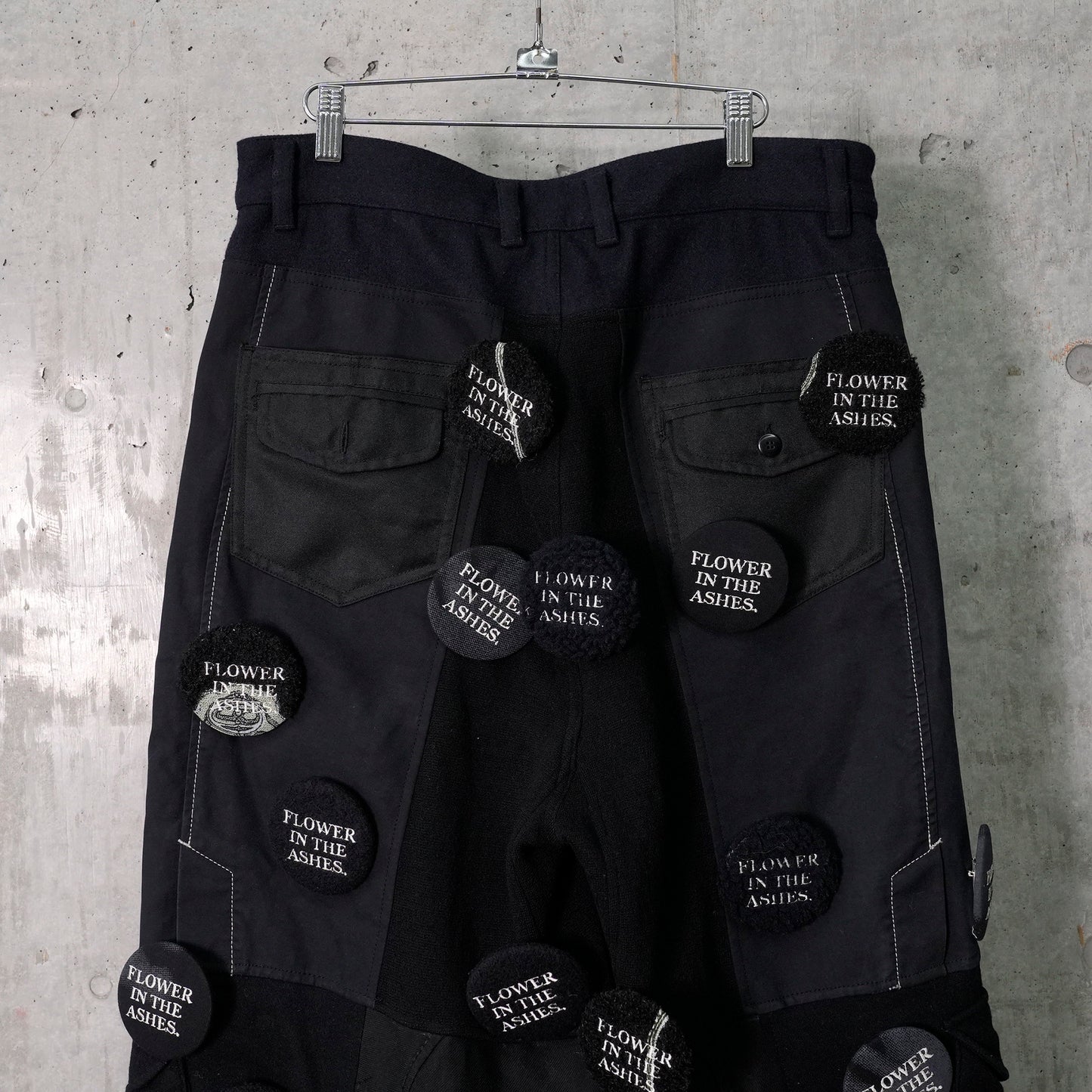 POLYESTER PANTS / 029/BLACK