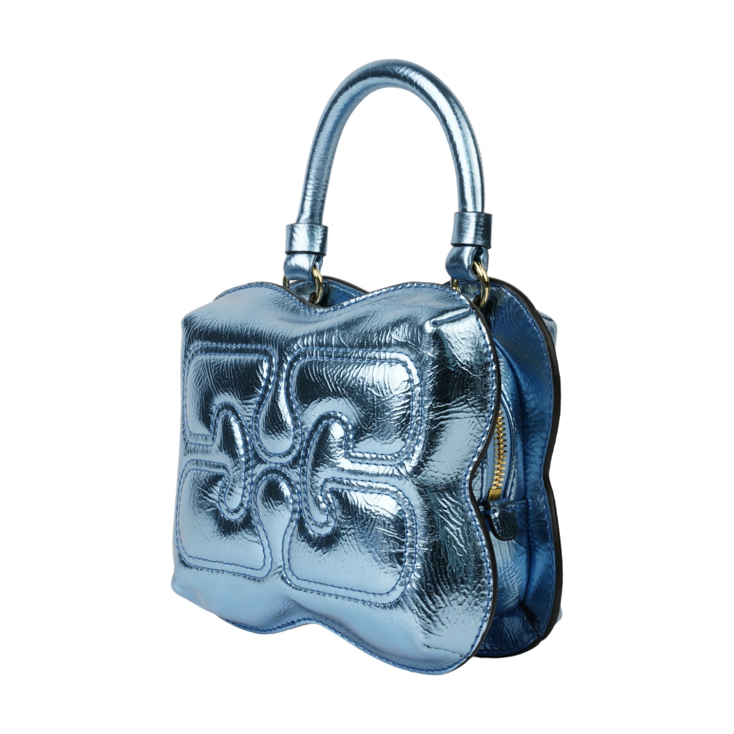 BUTTERFLY SMALL CROSSBODY METALLIC / 803:BLUE CURACAO