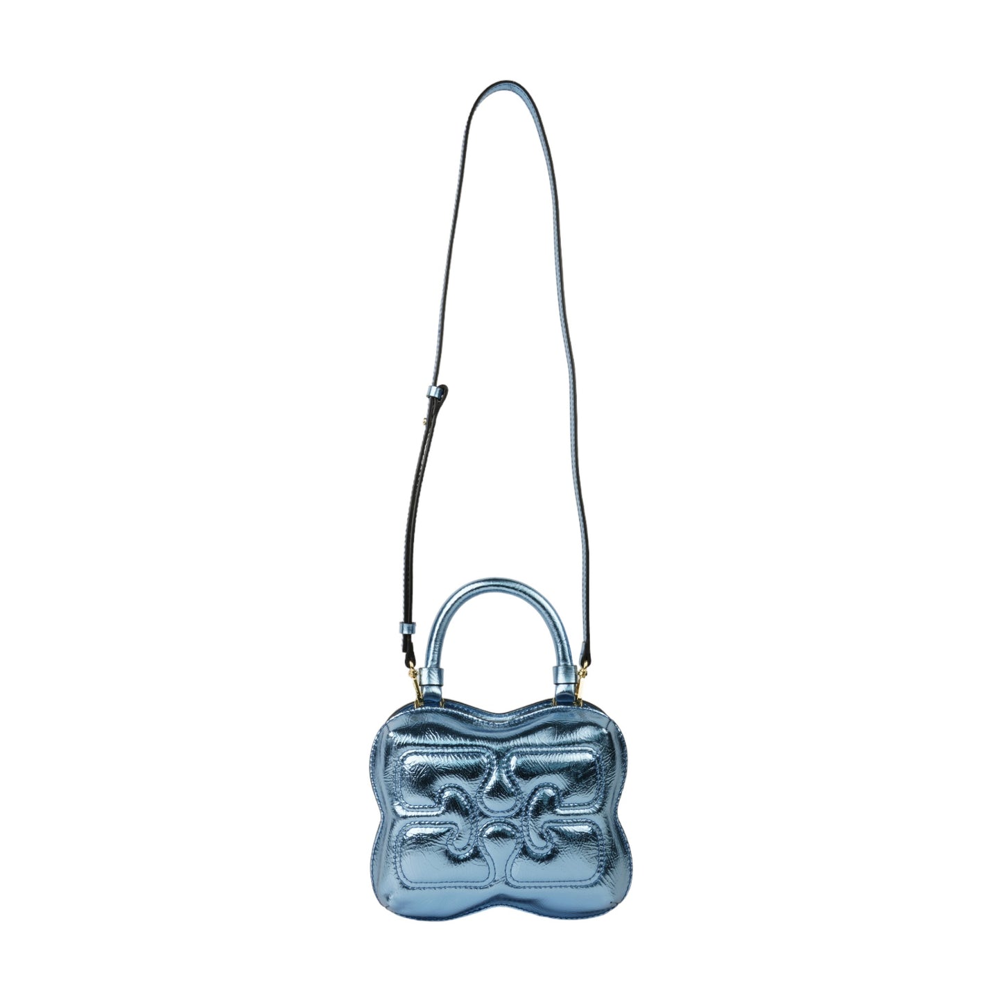 BUTTERFLY SMALL CROSSBODY METALLIC / 803:BLUE CURACAO