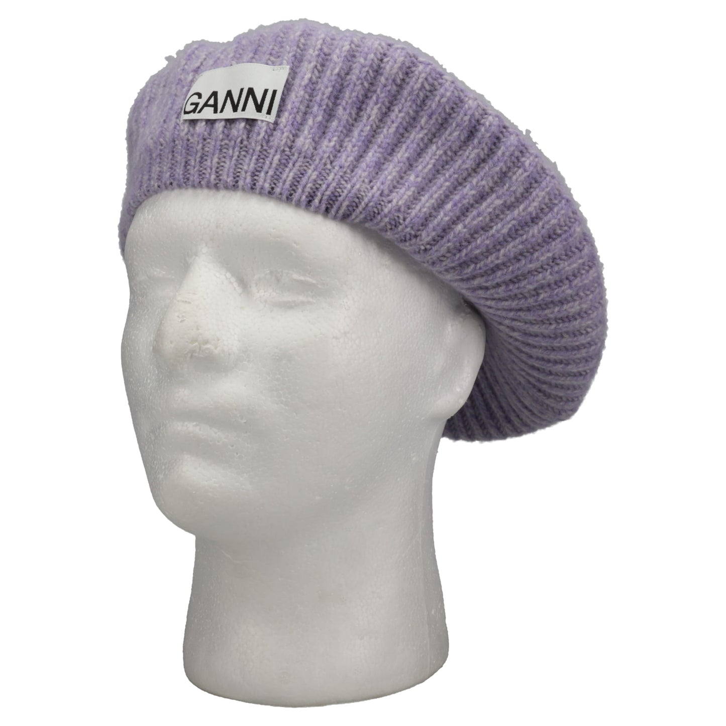 STRUCTURED RIB BERET / LAVENDERB