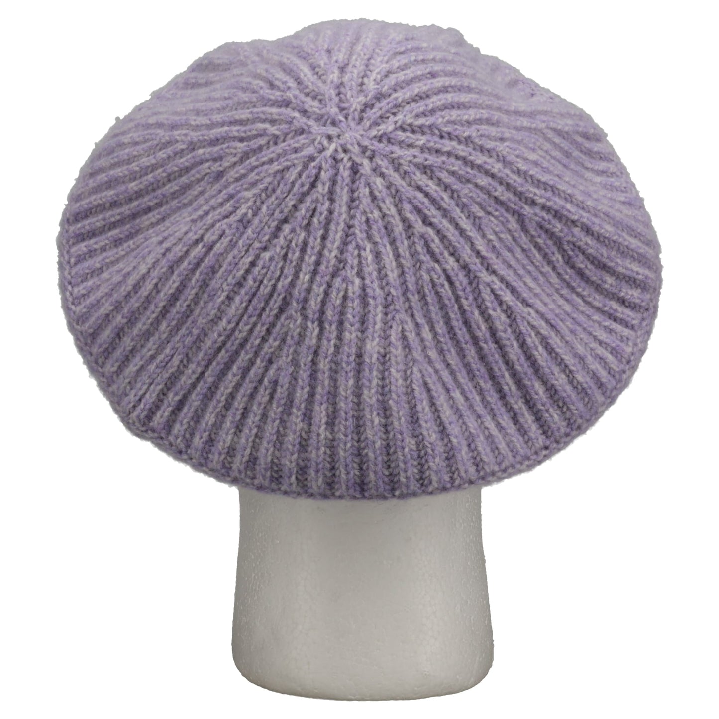 STRUCTURED RIB BERET / LAVENDERB