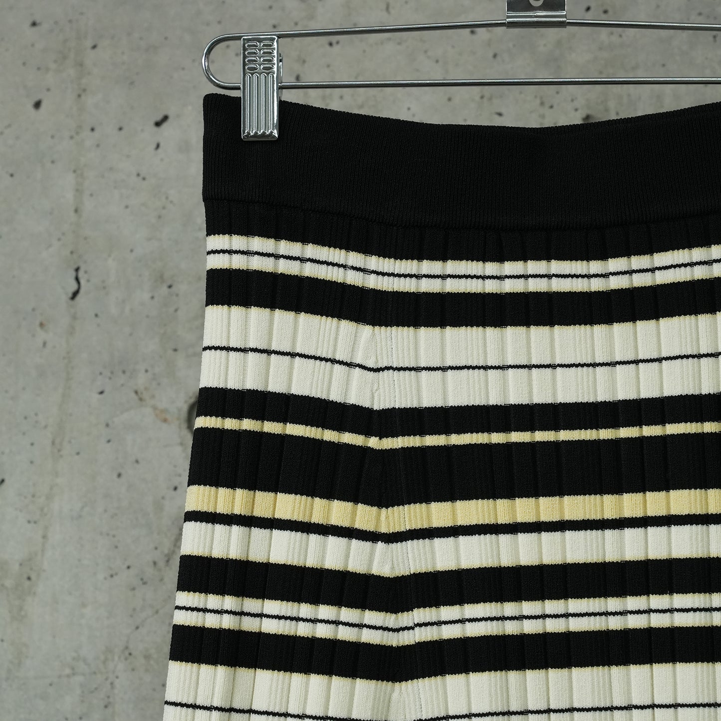 FUTURE VISCOSE RIB LONG SKIRT / 999:MULTICOLOUR