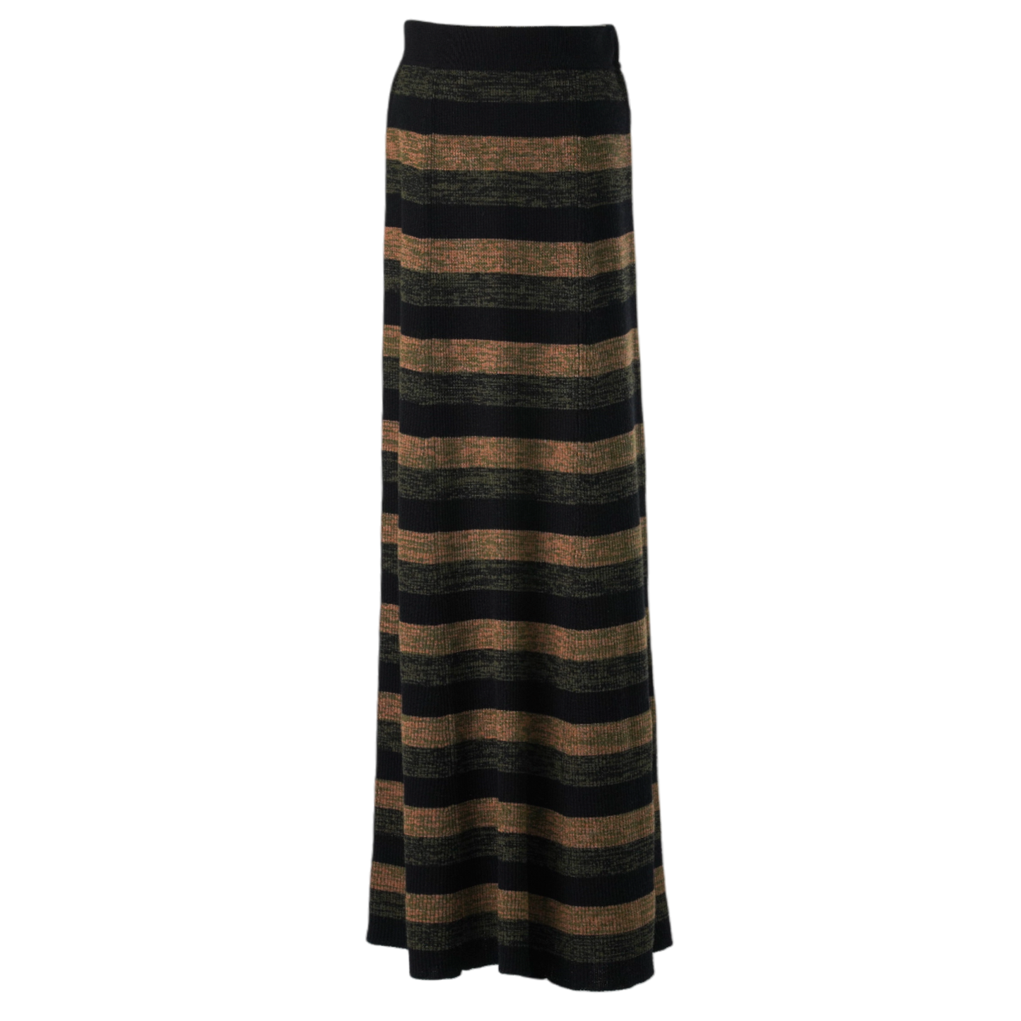 MINI RIBBED MERINO MAXI SKIRT / 999:MULTICOLOUR