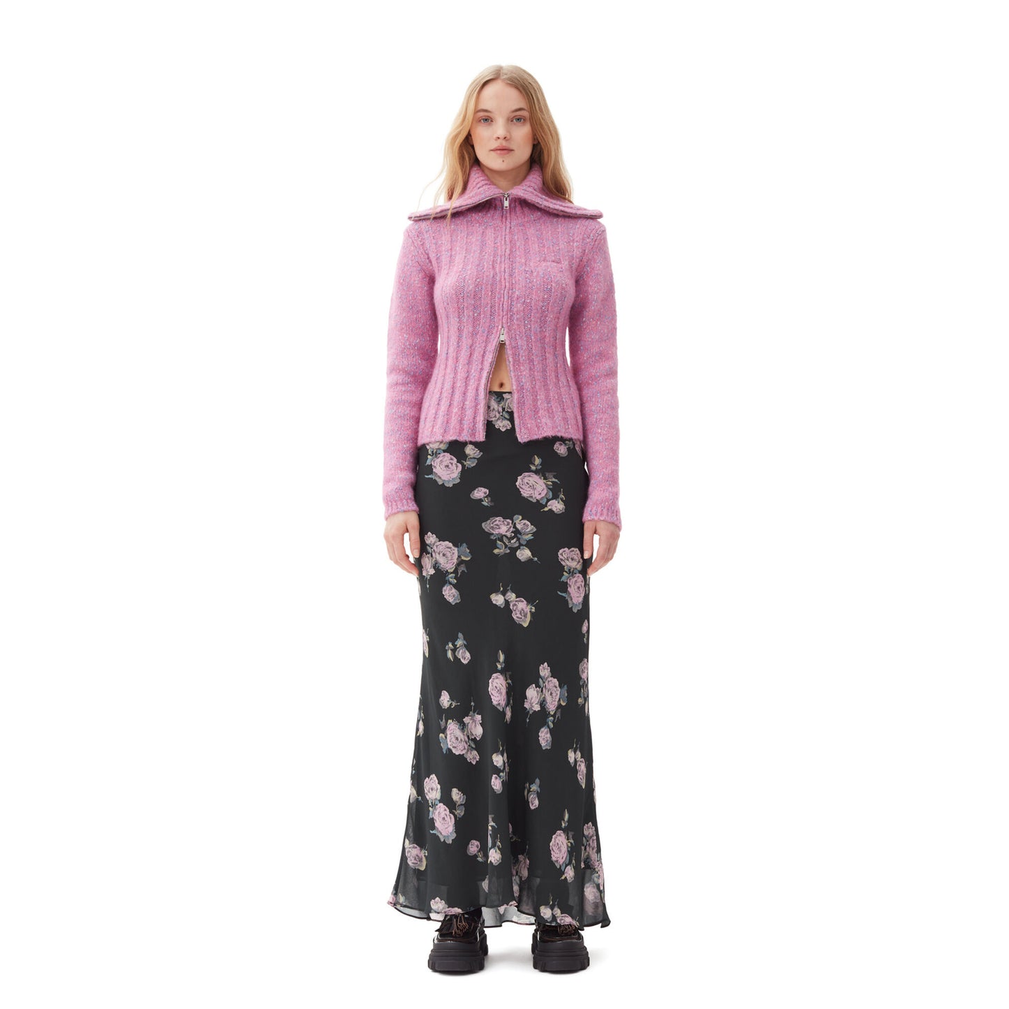 ALPACA COTTON MIX HIGHNECK / 295:ROSE VIOLET