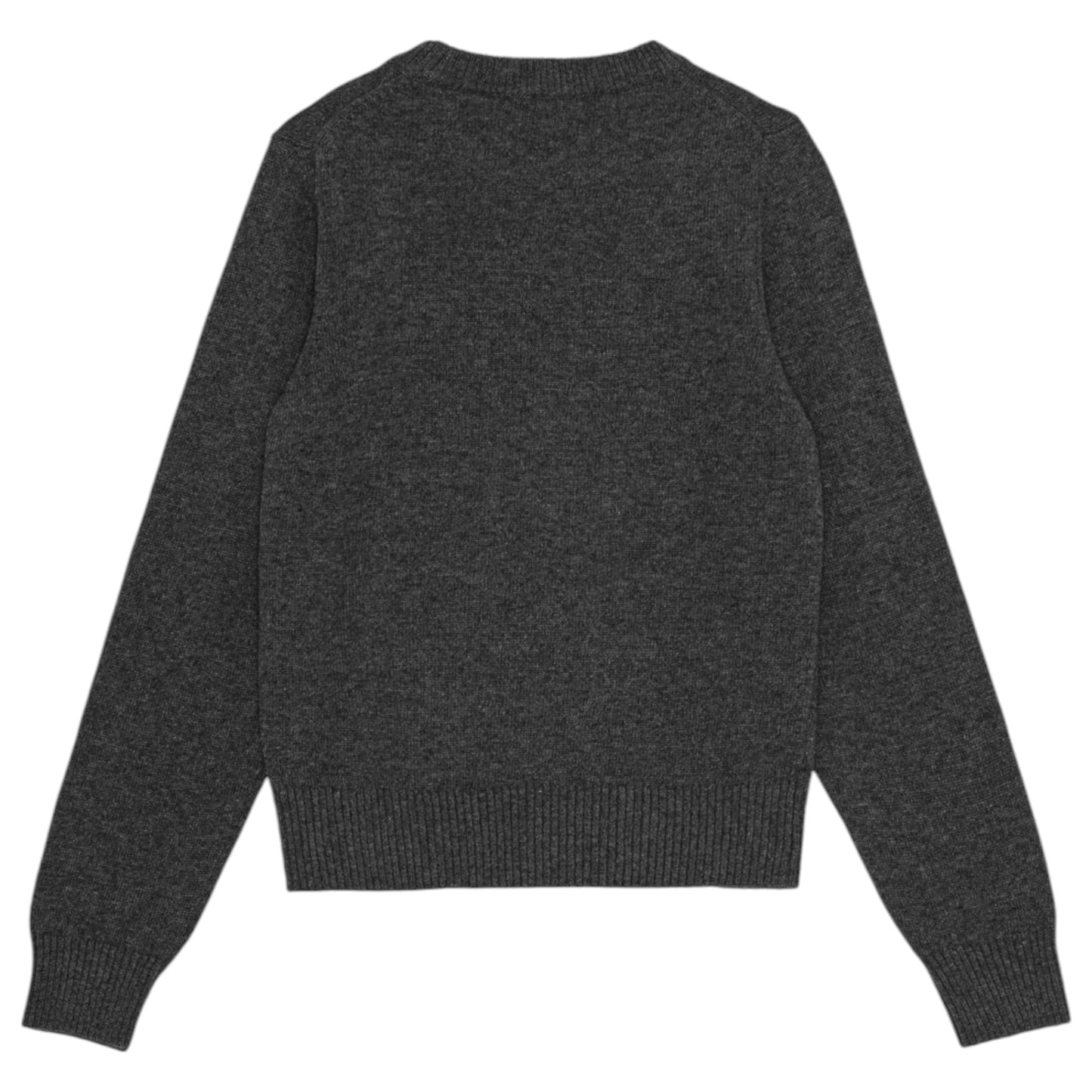 GRAPHIC WOOL MIX BEAR CREWNECK / GRAYQUILL