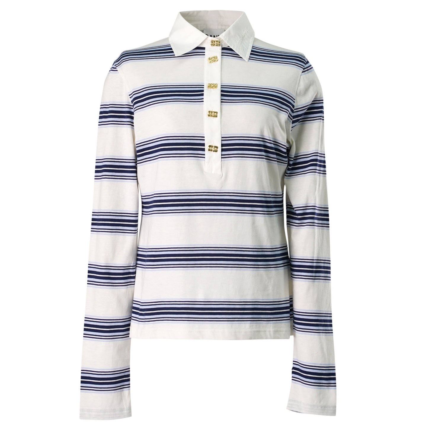 THIN JERSEY LONG SLEEVE POLO / 999:MULTICOLOUR