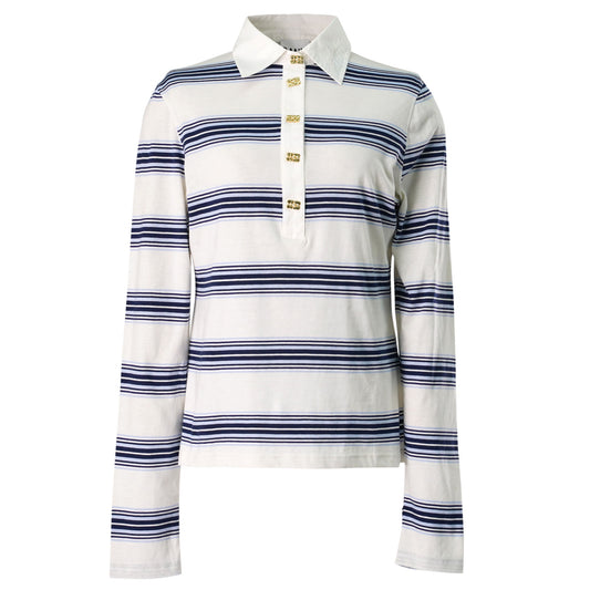 THIN JERSEY LONG SLEEVE POLO / 999:MULTICOLOUR