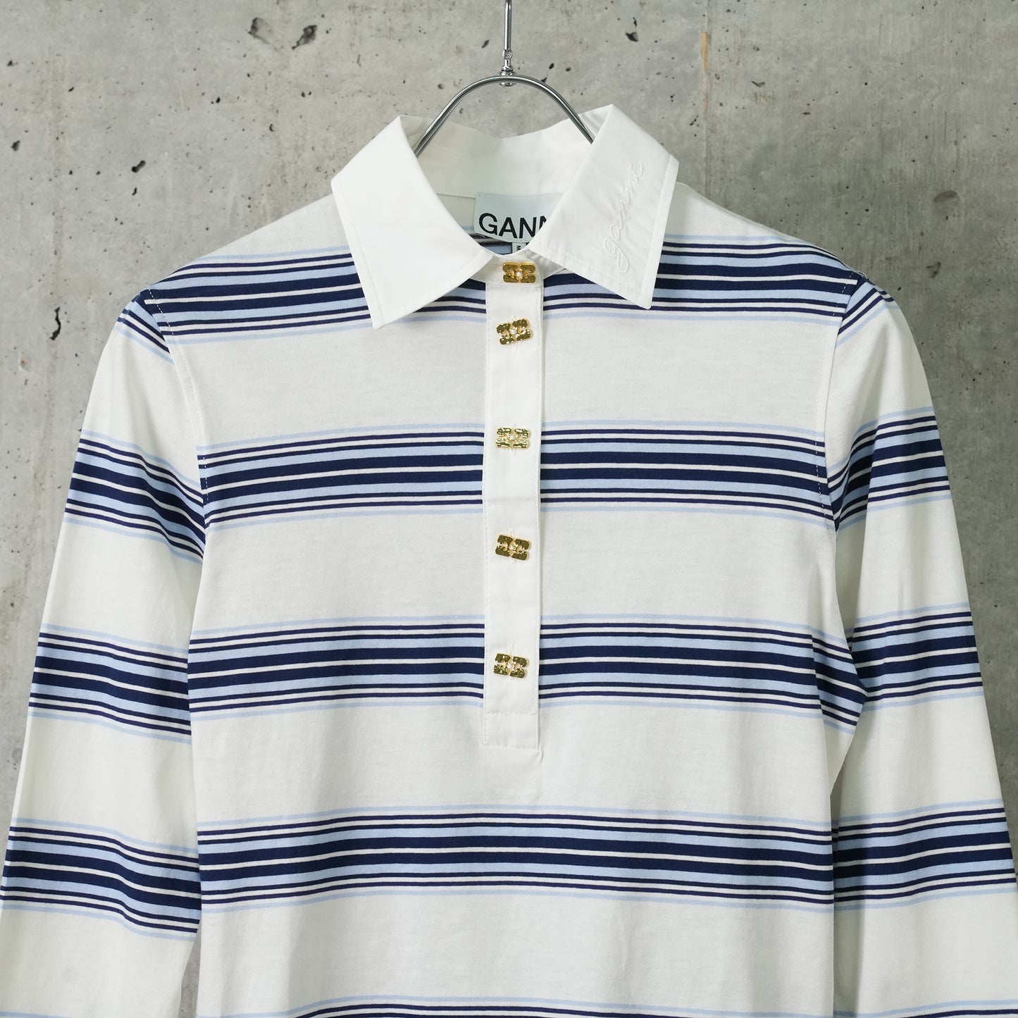 THIN JERSEY LONG SLEEVE POLO / 999:MULTICOLOUR