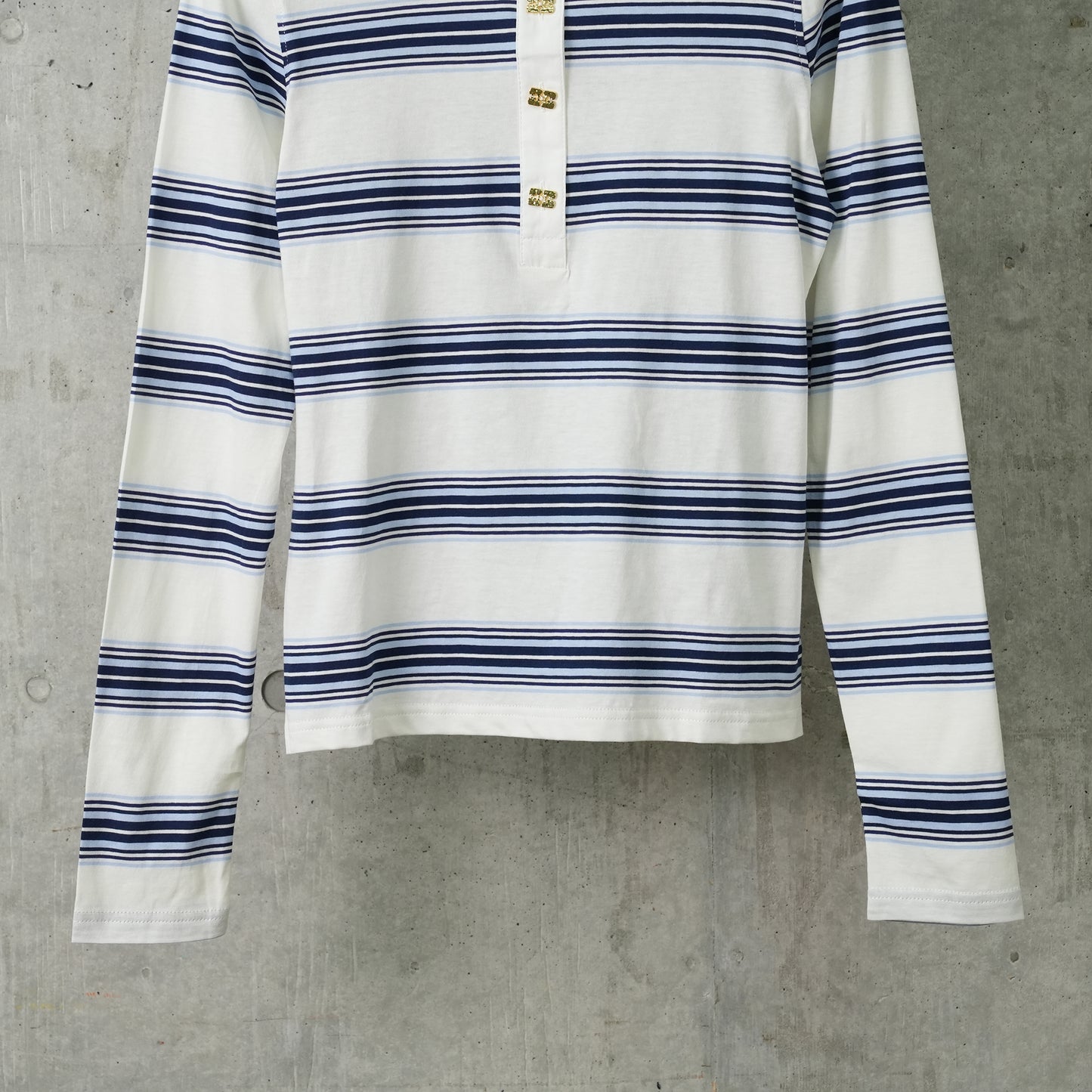 THIN JERSEY LONG SLEEVE POLO / 999:MULTICOLOUR