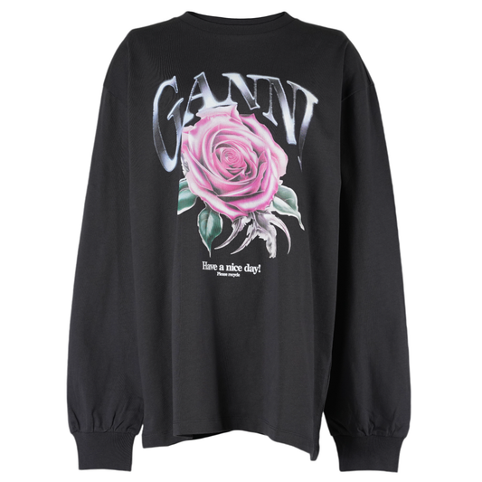 FUTURE HEAVY JERSEY ROSE LONG SLEEVE T-SHIRT / 252:PHNANTOM