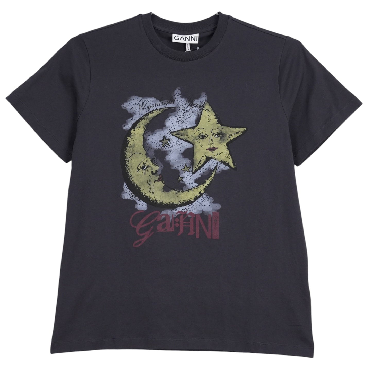 BASIC JERSEY MOONLIGHT RELAXED T-SHIRT / PHANTOM