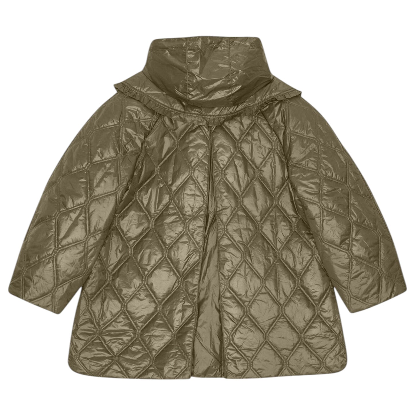 SHINY QUILT MID JACKET / KALAMATA