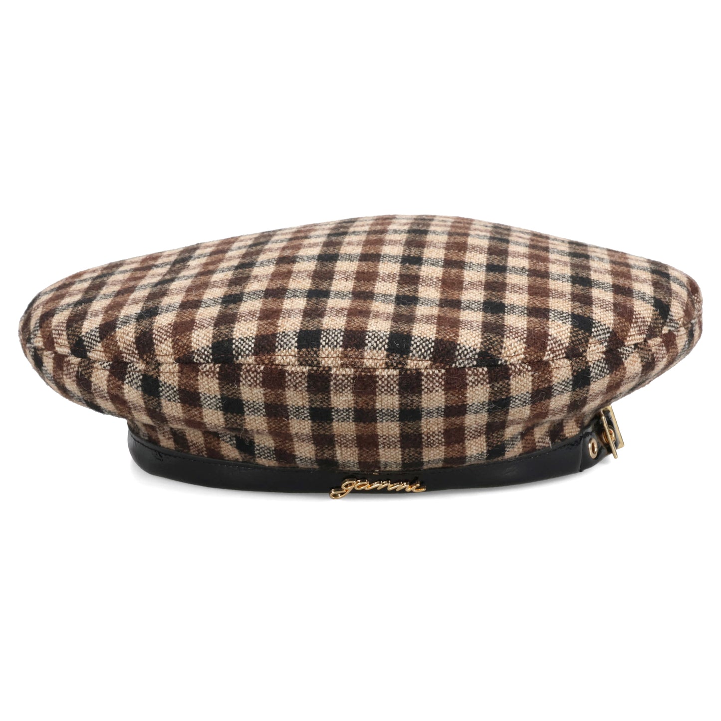 CHECKED WOOL MIX BERER / CHICORYCOF