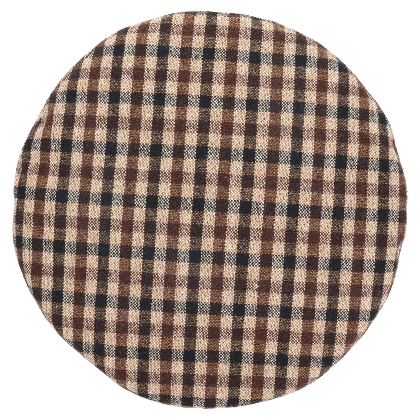 CHECKED WOOL MIX BERER / CHICORYCOF