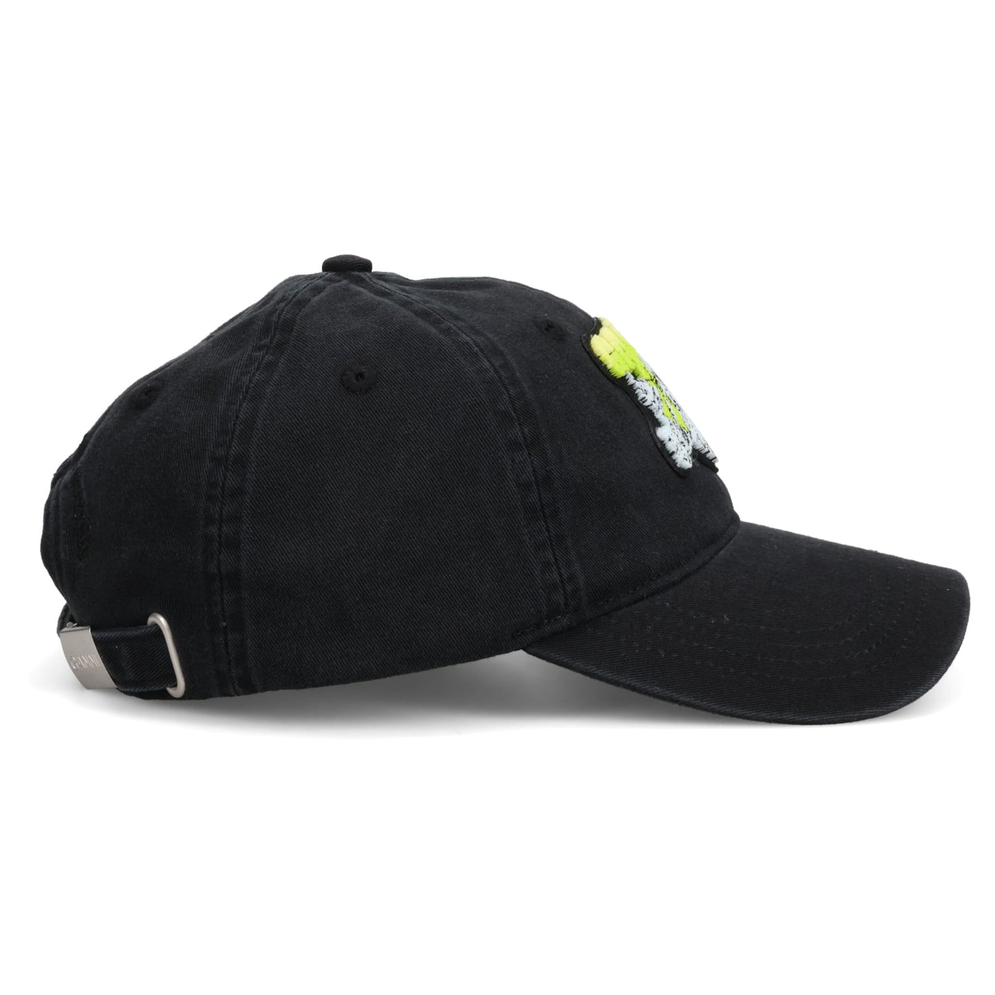 WASHED COTTON CANVAS PUPPY CAP / WASHED BLACK