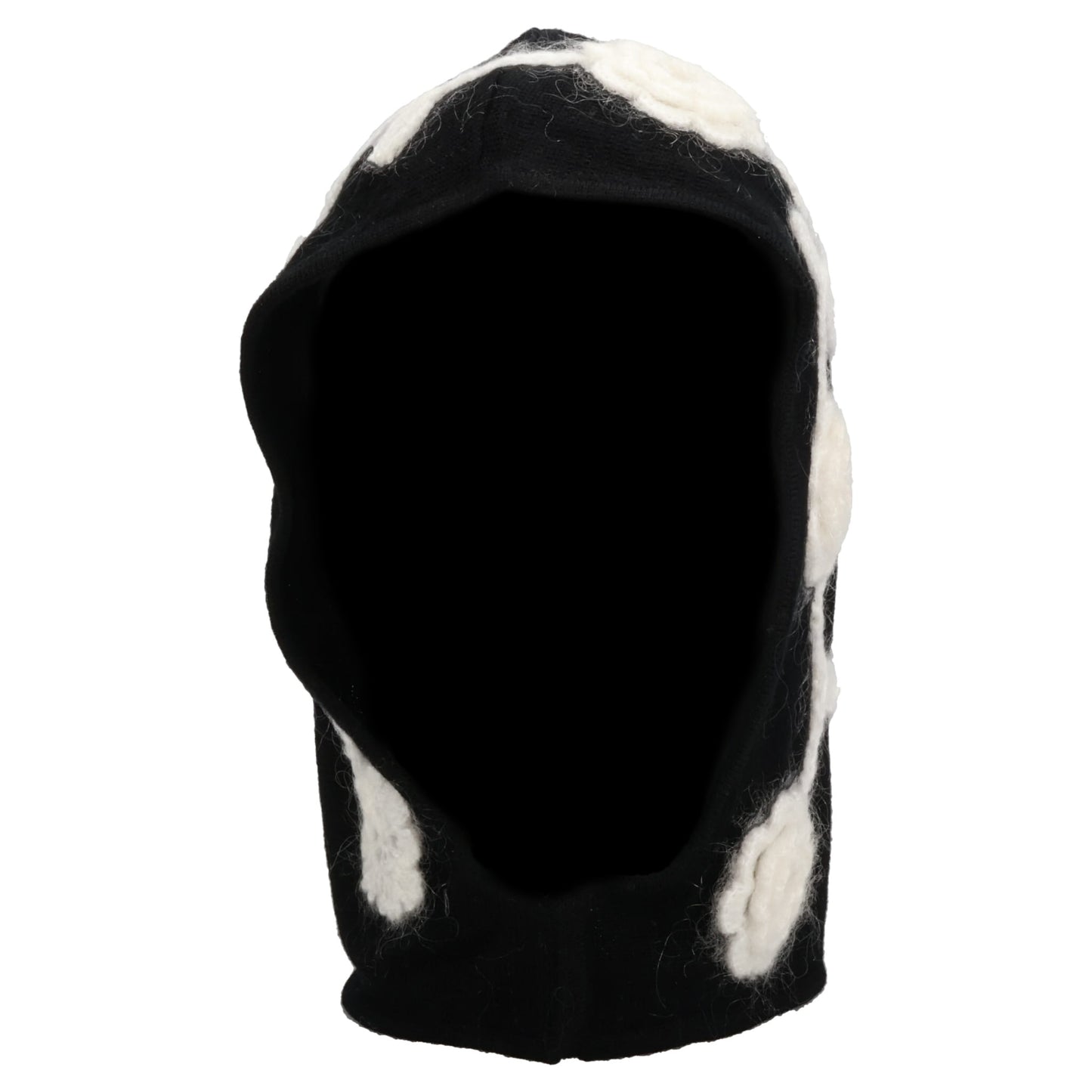 BONNET CROCHET FLOWERS / BLACK