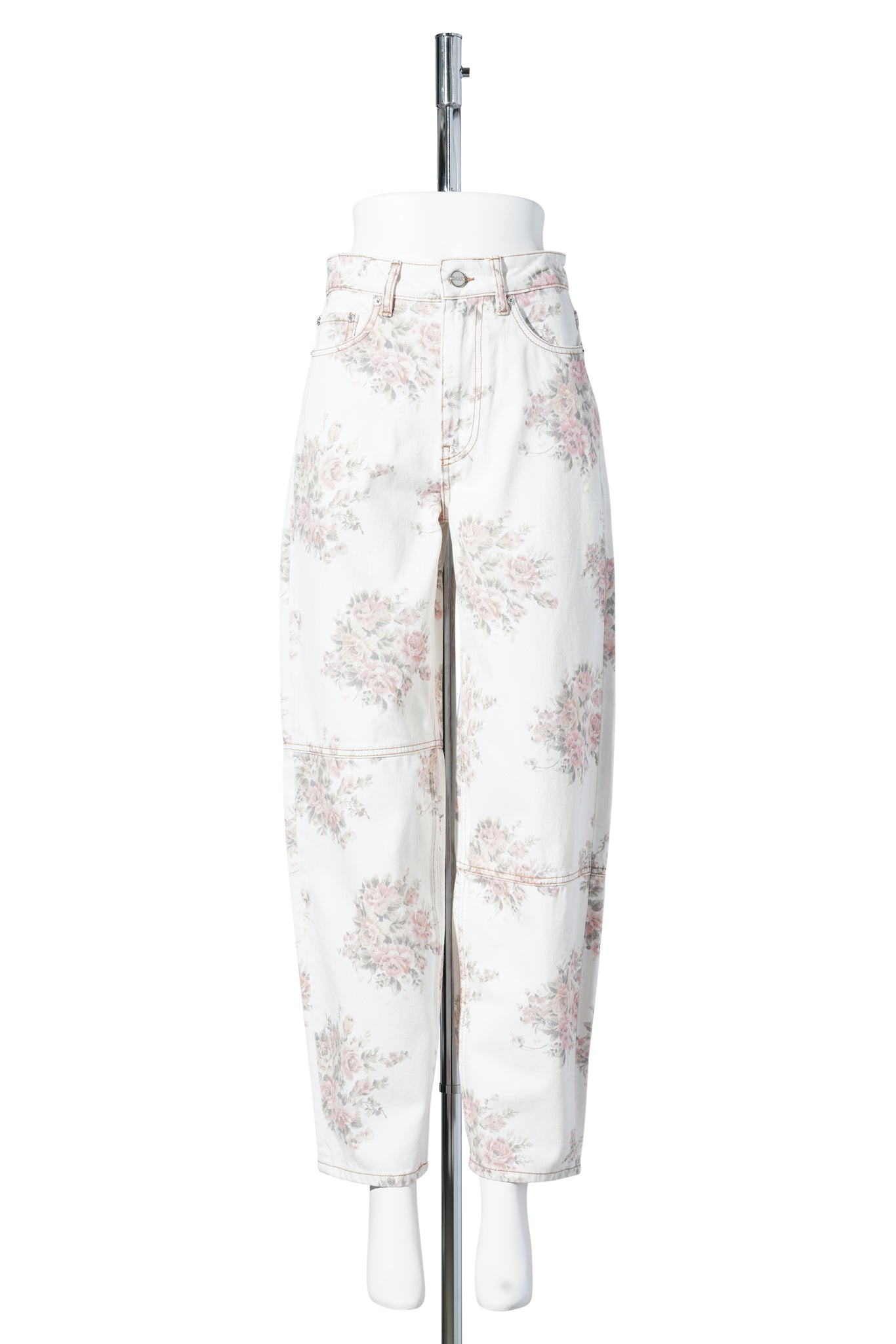 PRINT DENIM STARY / EGRET