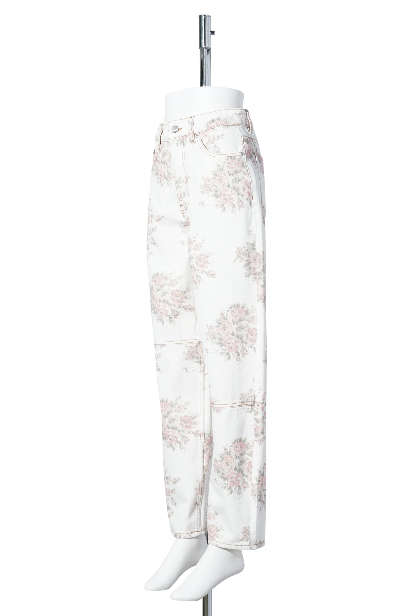 PRINT DENIM STARY / EGRET