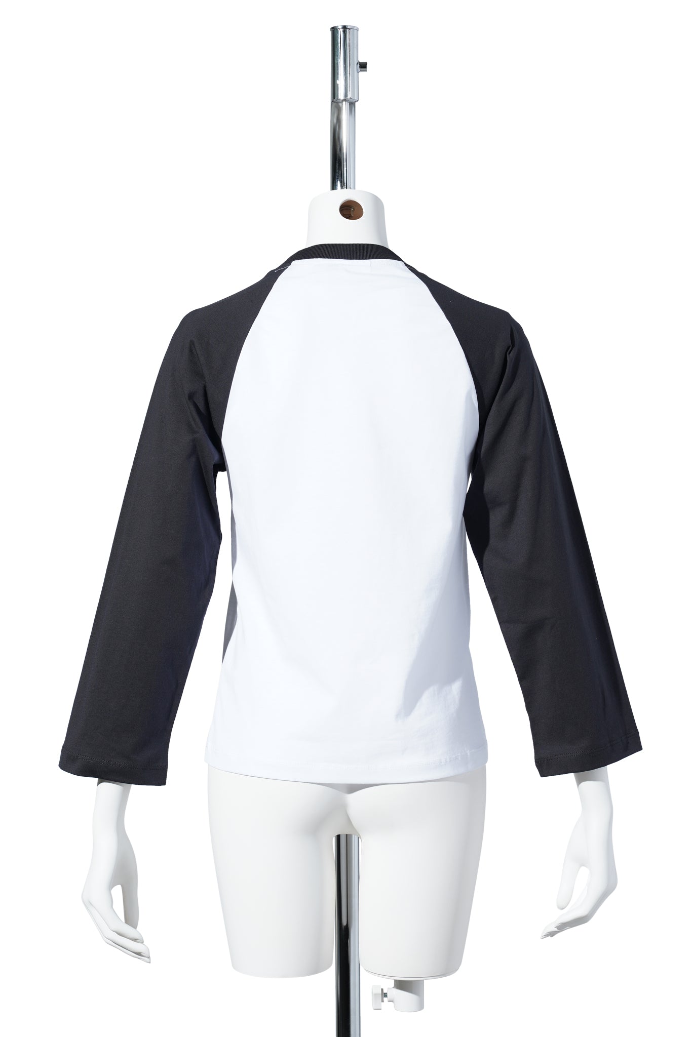 BASIC COTTON JERSEY KITTY BABY FITTED T-SHIRT / BRIGHT WHITE