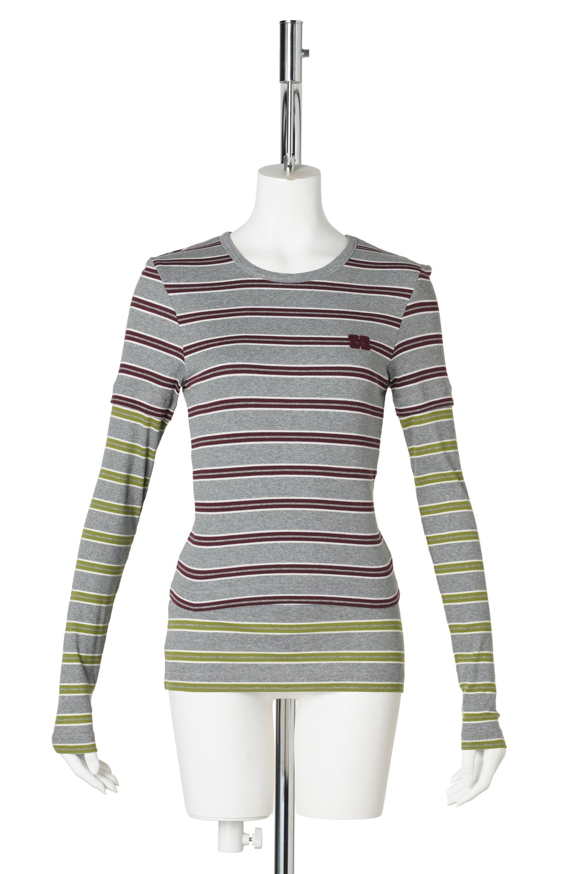 SOFT COTTON RIB LONG SLEEVE DOUBLE LAYER / PORTROYALE