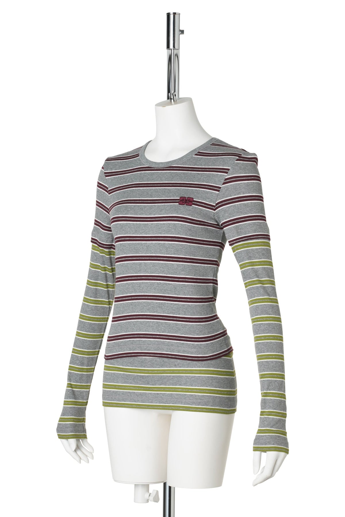 SOFT COTTON RIB LONG SLEEVE DOUBLE LAYER / PORTROYALE