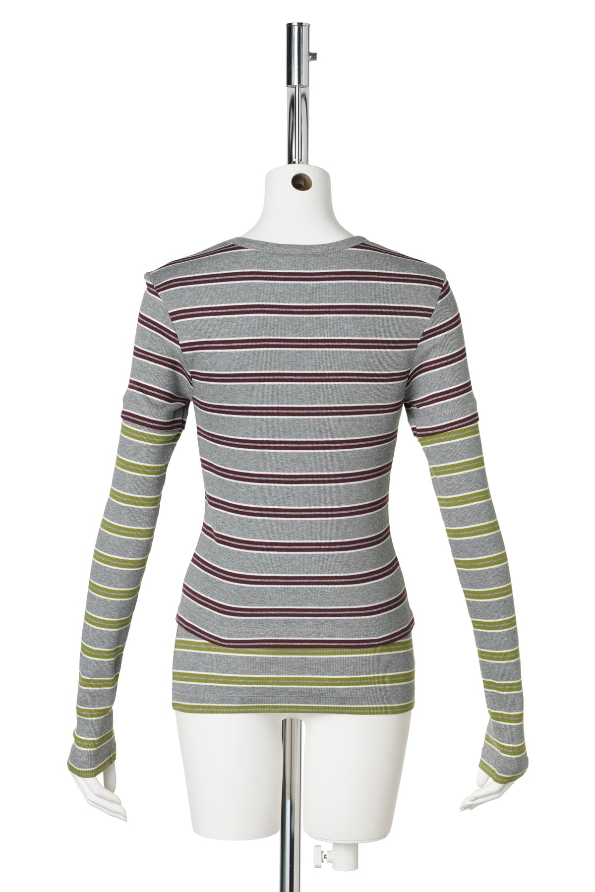 SOFT COTTON RIB LONG SLEEVE DOUBLE LAYER / PORTROYALE