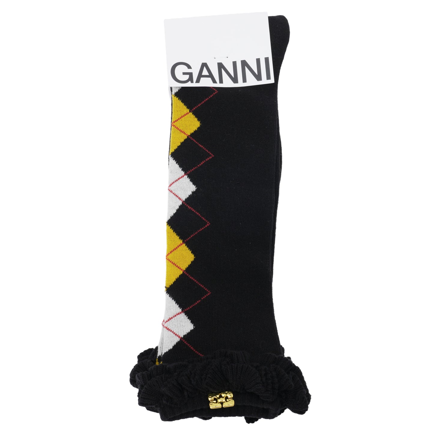 ARGYLE SOCKS / BLACK