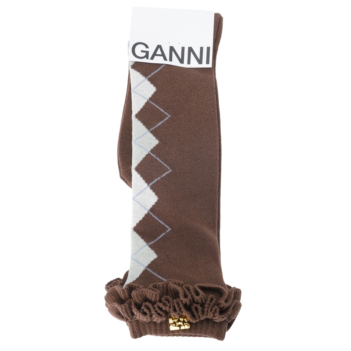 ARGYLE SOCKS / CHICORY COFFEE