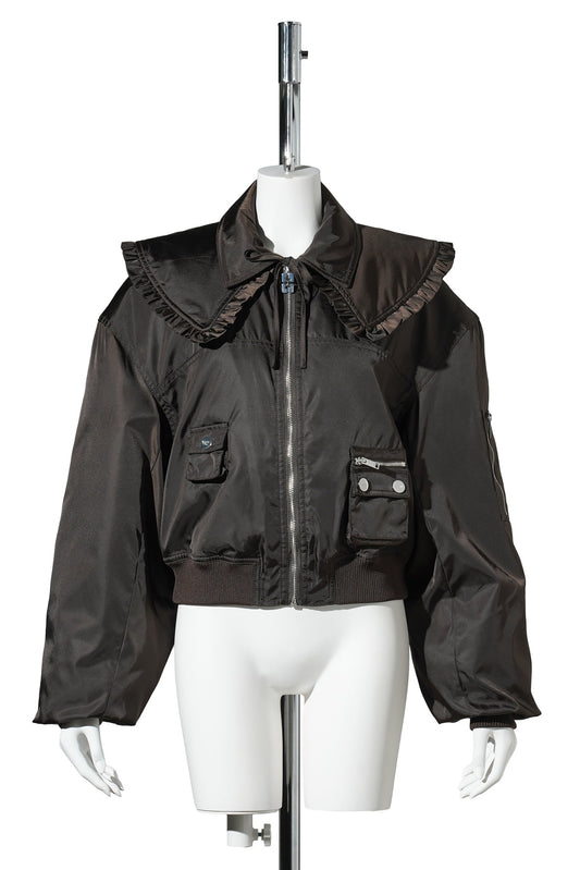 DUCHESSE NYLON BOMBER JACKET / DEMITASSE