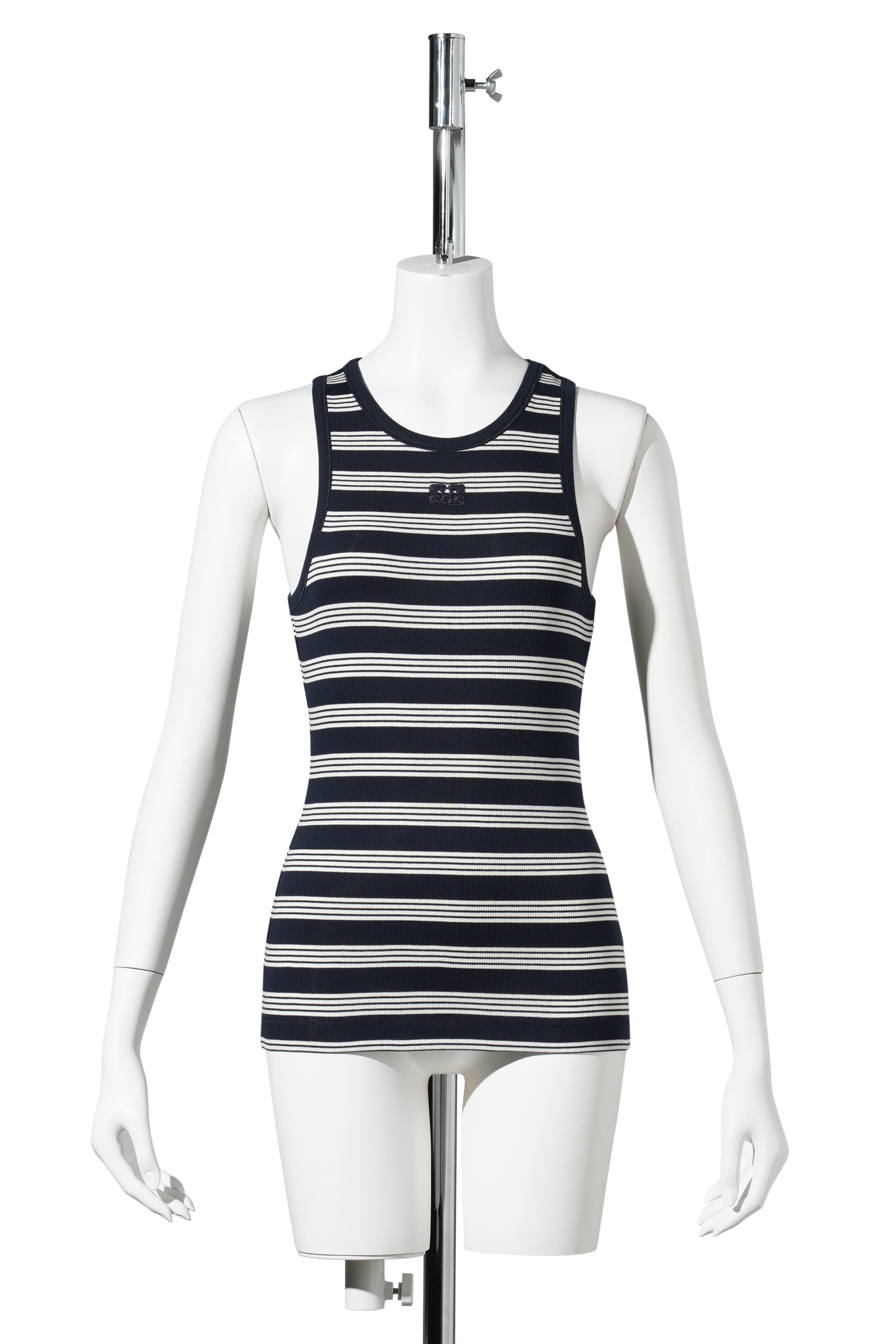 SOFT COTTON RIB TANK TOP / SKY CAPTAIN