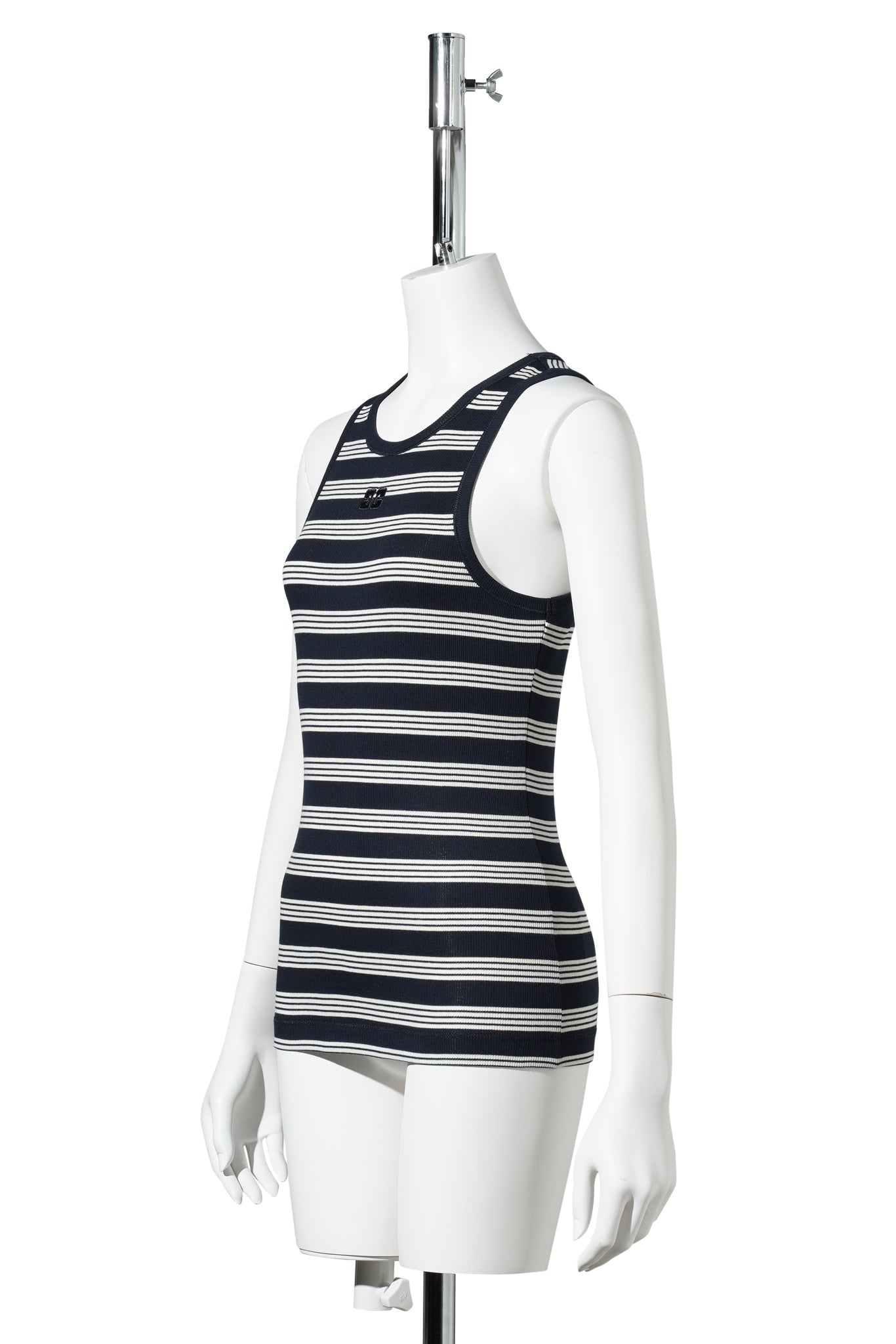 SOFT COTTON RIB TANK TOP / SKY CAPTAIN