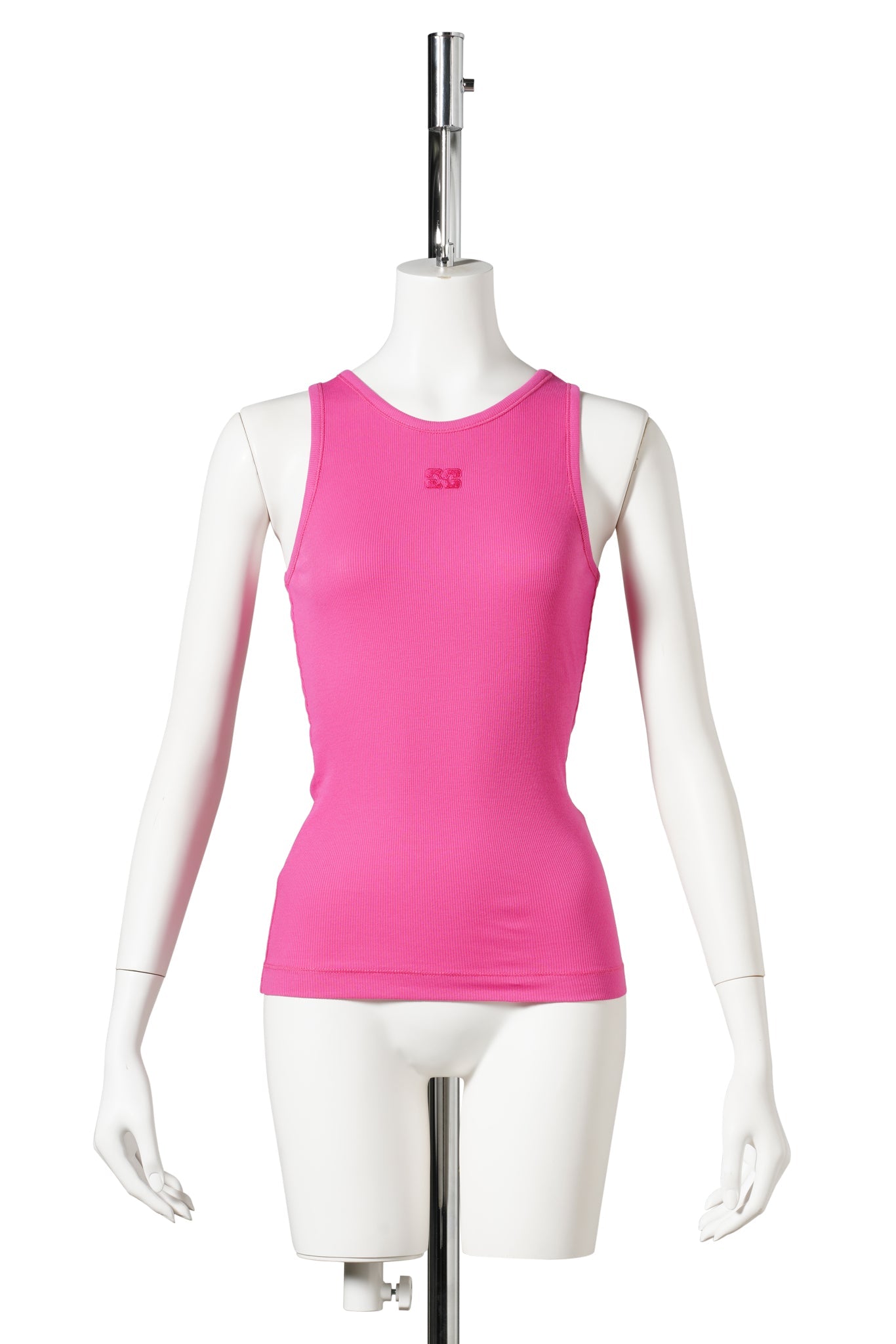 SOFT COTTON RIB TANK TOP / RASPBERRYR