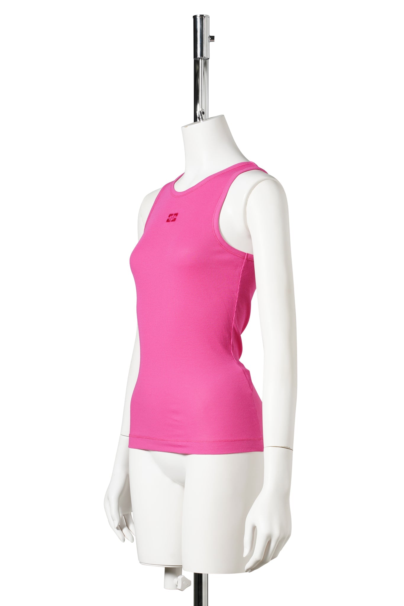 SOFT COTTON RIB TANK TOP / RASPBERRYR