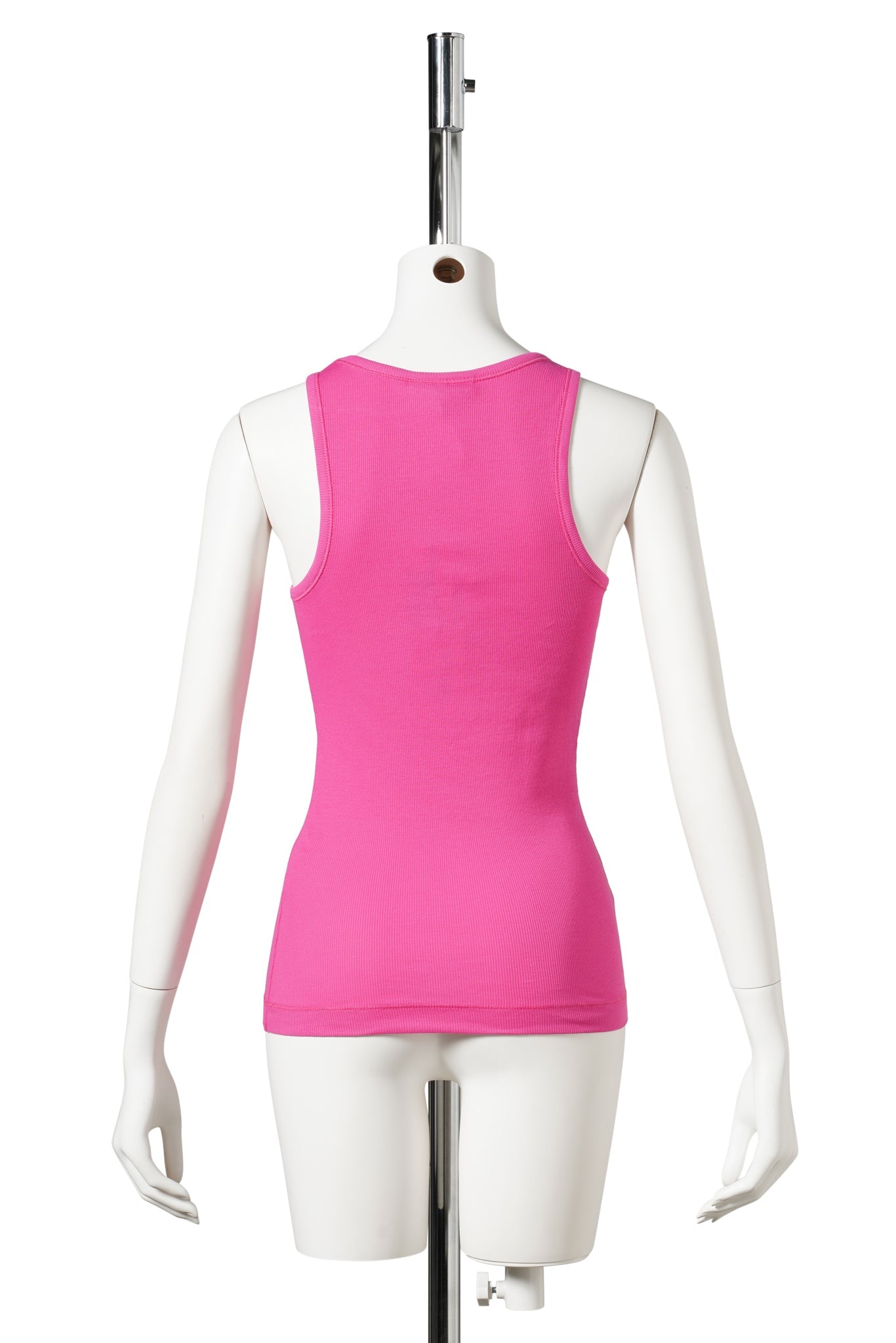 SOFT COTTON RIB TANK TOP / RASPBERRYR
