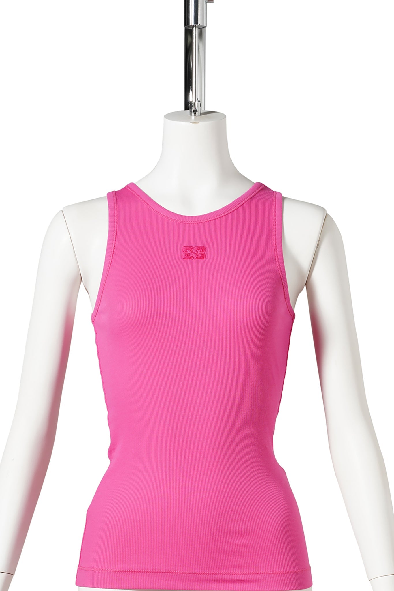 SOFT COTTON RIB TANK TOP / RASPBERRYR