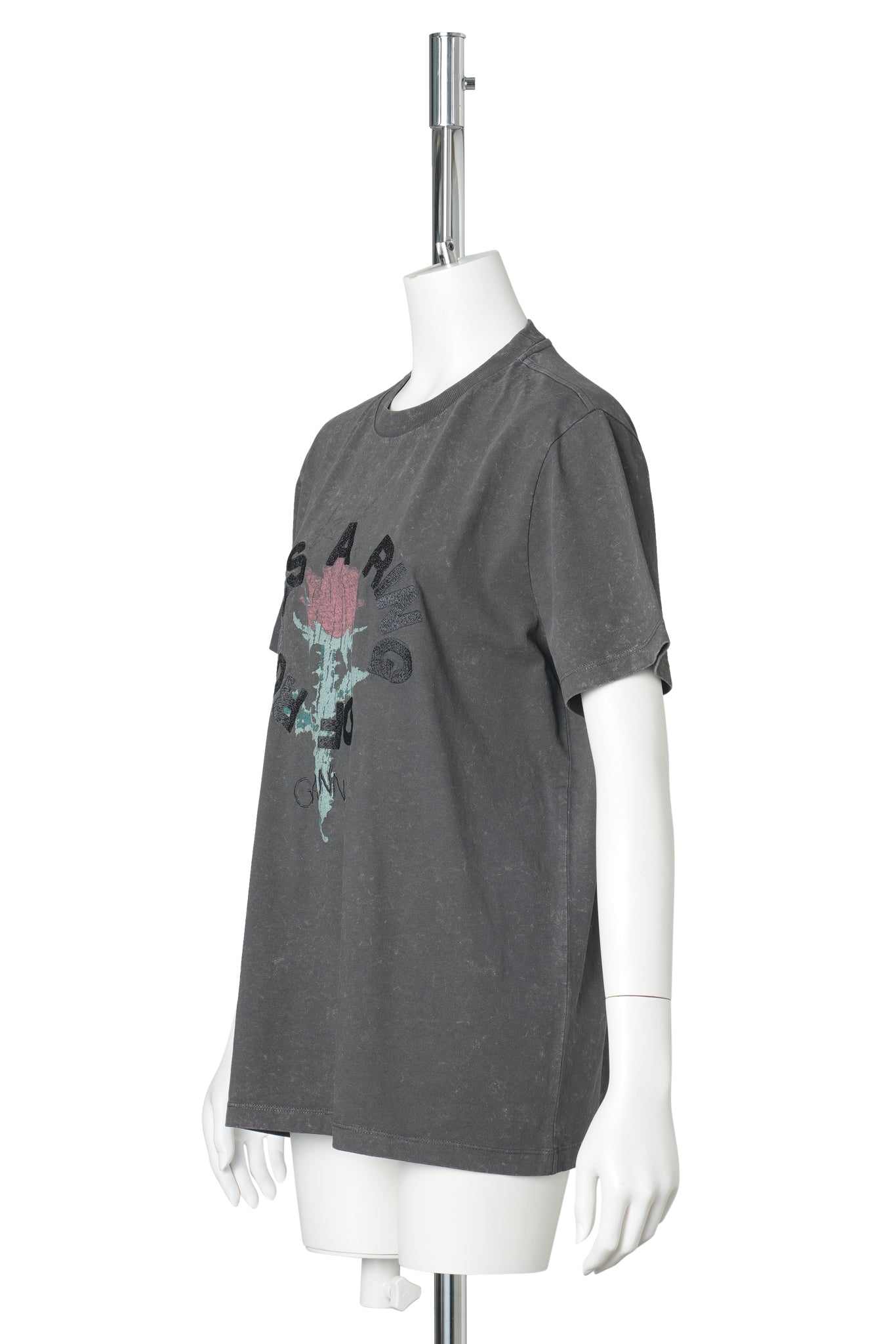 FUTURE HEAVY JERSEY EMBROIDERY T-SHIRT / PHANTOM
