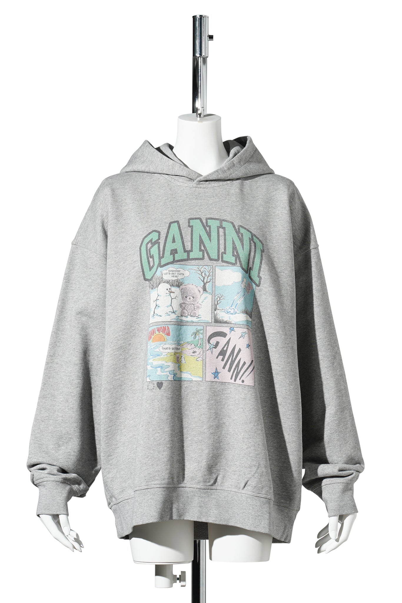 ISOLI OVERSIZED HOODIE BEAR COMIC / PALOMA