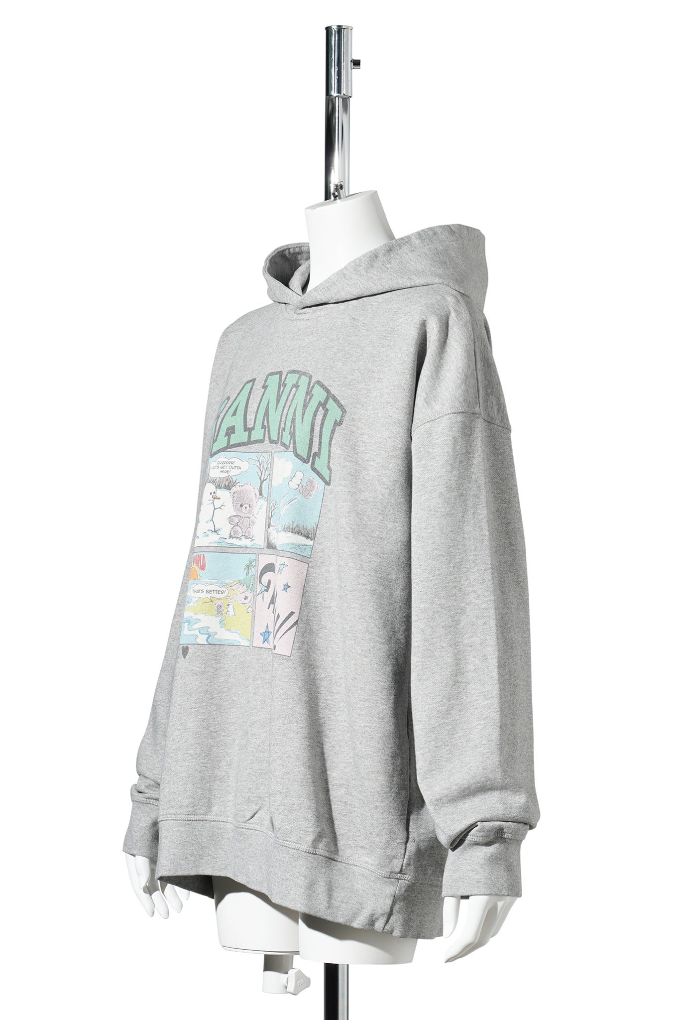 ISOLI OVERSIZED HOODIE BEAR COMIC / PALOMA