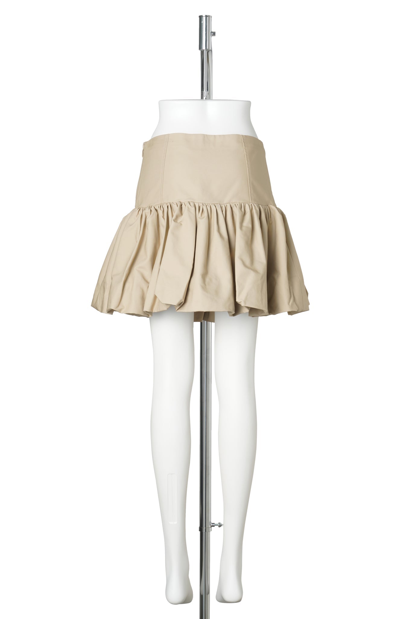 DOUBLE COTTON MINI SKIRT / WARMSAND