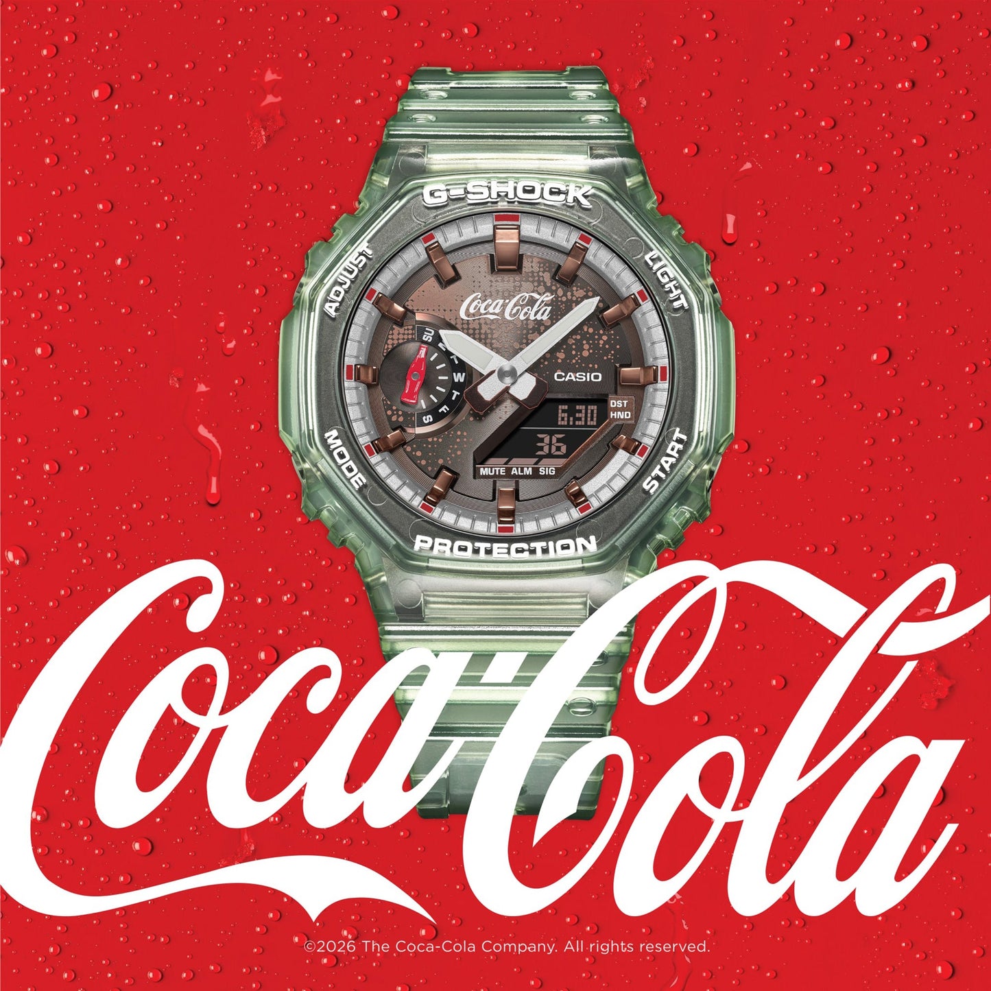 G-SHOCK x Coca-Cola GA-2100CC-3AJR